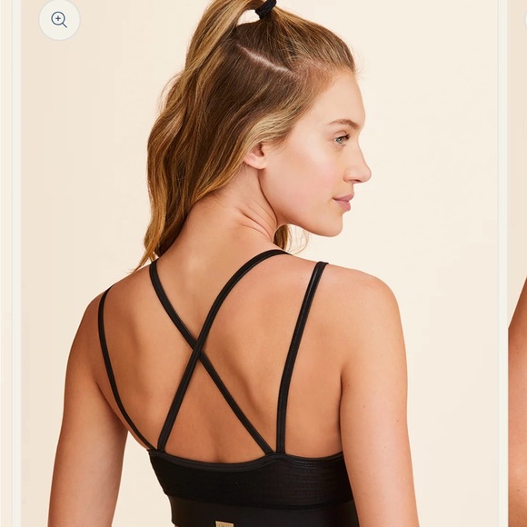 NWOT Alala Mirage Black Sports Bra Minimalist Intimates - Picture 8 of 11